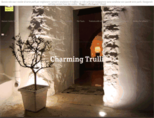 Tablet Screenshot of charmingtrulli.com